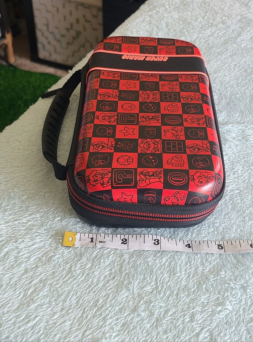 Nintendo Super Mario Red and Black Carry Case for Nintendo Switch - Picture 11 of 12